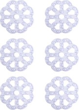 KN61549 Vinyl Bath Treads with Suction Cups for Use Inside the Bathroom Shower,