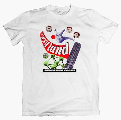 REVOLTING COCKS Big Sexy Land T-Shirt Industrial Band Tee Wax Trax ministry