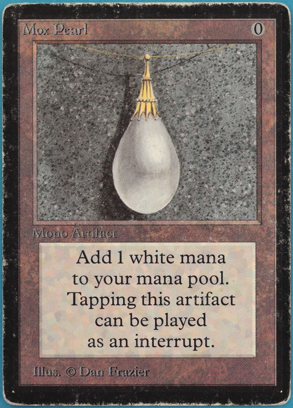 Mox Pearl Beta HEAVILY PLD (Reserved List Power 9 Magic Card) (316583) ABUGames
