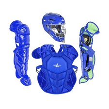 All-Star System7 Axis NOCSAE Certified Youth Solid Pro Baseball Catcher's Kit...