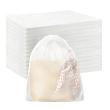 200 Pcs Dust Bag for Purse Travel Shoe 19.7 x 15.8 Inches Non Woven Fabric Ha...