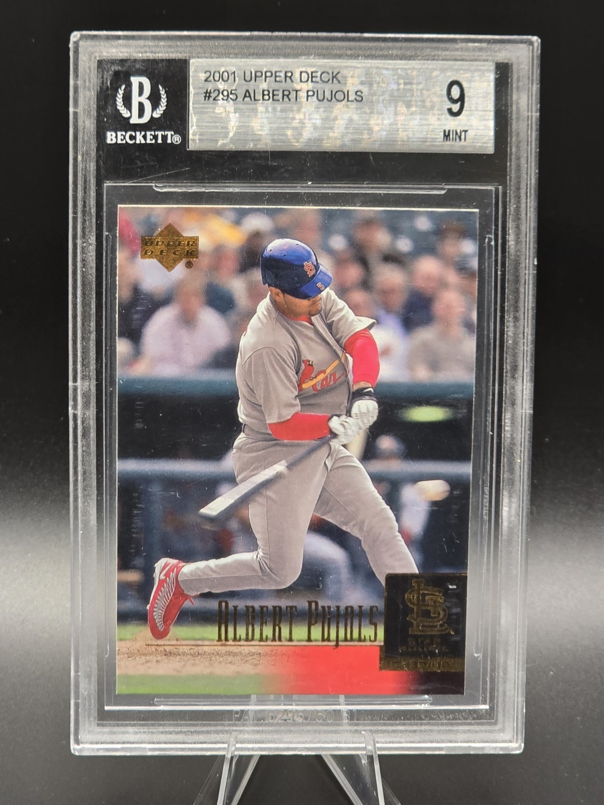 Albert Pujols  RC BGS 9 2001 Upper Deck Rookie #295 St Louis Cardinals