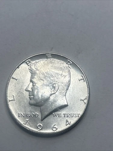 1964 D Kennedy Half Dollar 90% Silver Choice BU Uncirculated First Year Of Issue
