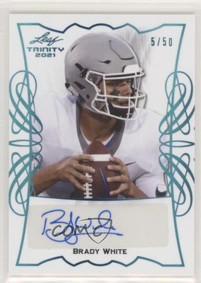 2021 Leaf Trinity Portraits Platinum Spectrum 5/50 Brady White #TPA-BW1 Auto 6k8