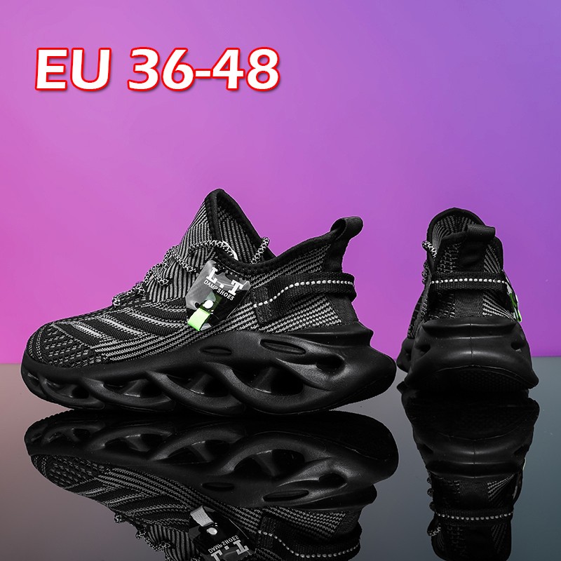 SAOLA Scarpe da ginnastica alla moda suola lama sneakers stringate in rete traspiranti