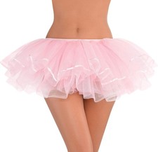 Pink Shimmer Tutu Suit Yourself Fancy Dress Up Halloween Adult Costume Accessory