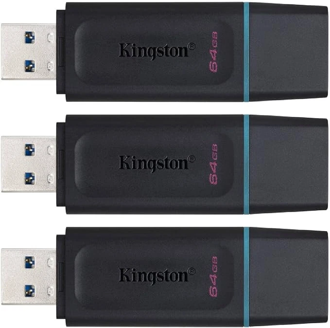 Kingston DataTraveler Exodia Flash Drive da 64 GB, DTX/64 GB (confezione da 3)
