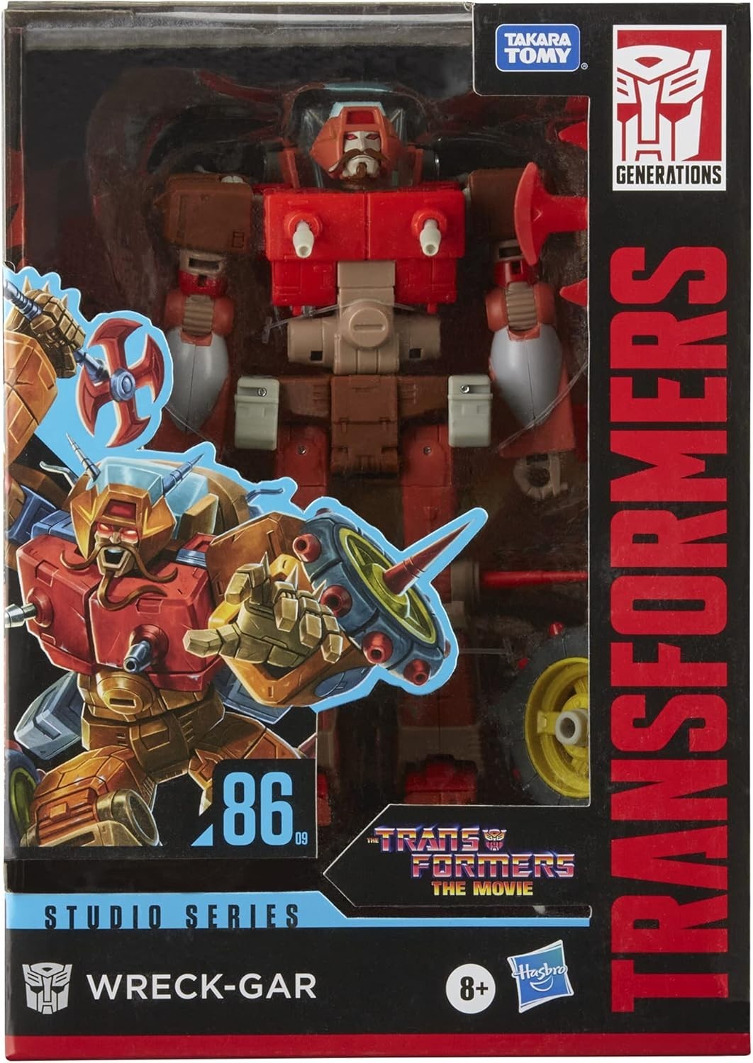 Transformers Studio Series 86 Voyager Wreck-Gar 6.5” Hasbro
