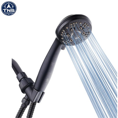 #ad High Pressure 6 Setting Oil Rubbed Bronze Handheld Shower Head with 5ft Stain... $56.95