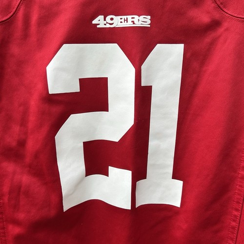 Nike Frank Gore Jersey XL San Francisco 49ers On Field NFL Red #21 - Picture 8 of 12
