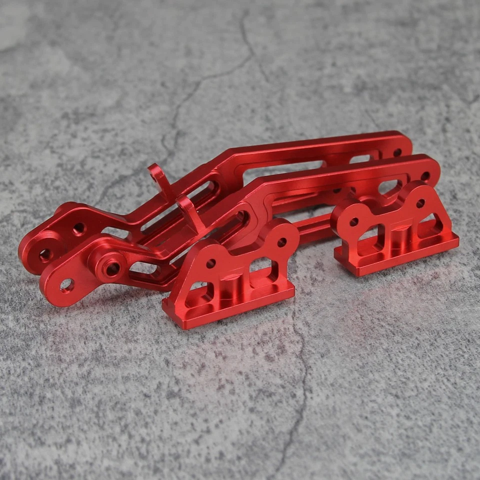 合金后翼安装套件红色适用于 Arrma Kraton Outcast Typhon 6S 升级零件 — 第 3/4 张图片