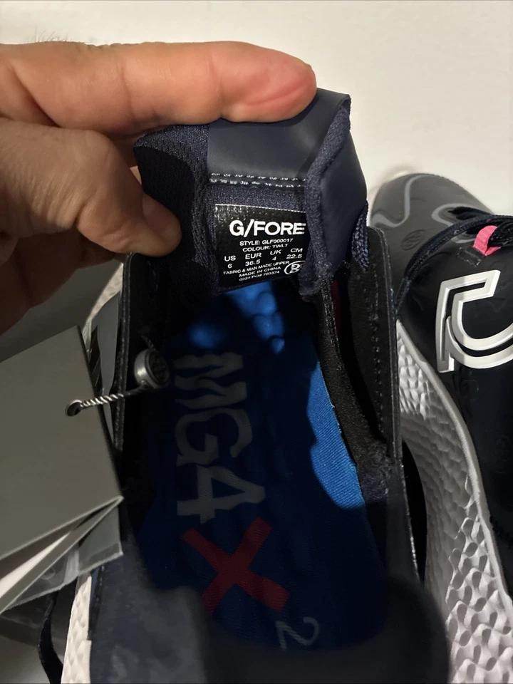 Nuevos zapatos de golf G Fore Mg4x2 Golf Cross para mujer talla 6 blancos Foto 2 de 3