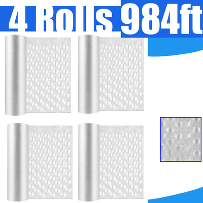 984' x16'' Air Cushion Machine Film Small Bubble Pillow Packaging Padding 4 Rolls