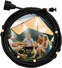Misters for Outside Patio, 19FT(6M) Misting Line+6 Mist Nozzles, 
