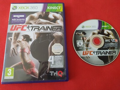 Jeu UFC Trainer Xbox 360 Kinect - Version PAL Française Complète, Bon état
