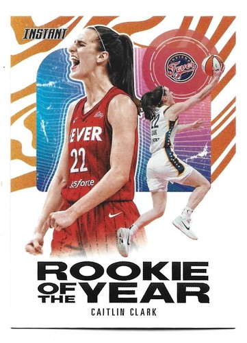Caitlin Clark ROOKIE OF THE YEAR 2024 Panini Instant WNBA #CCROY-A Fever SP /