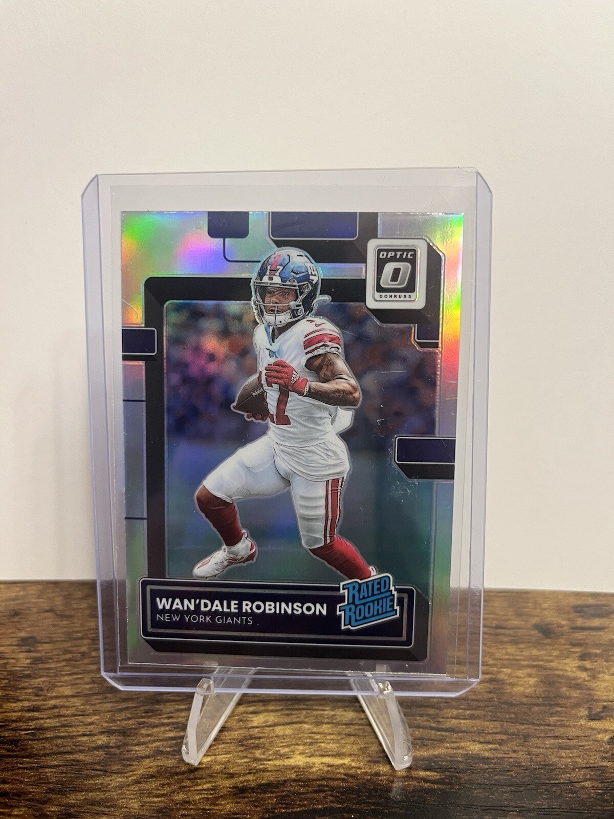 2022 Panini Donruss Optic - Rated Rookie Holo Prizm #220 Wan'Dale Robinson (RC)