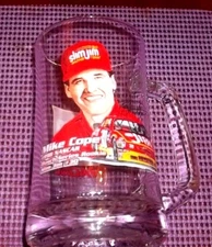 Heavy Glass SLIM JIM ~ MIKE COPE 1998 NASCAR Busch Series Rookie Mug Stein!