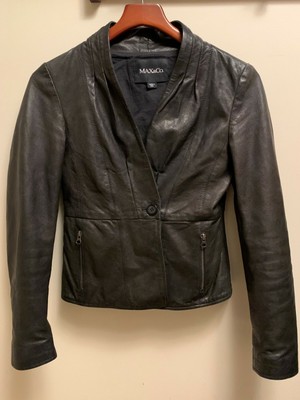max mara leather jacket
