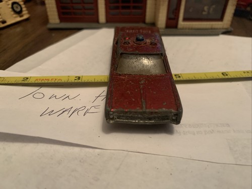Hot Wheel 1968 Cruiser Fire Chief EE. UU. depósito de chatarra o restauración - Imagen 3 de 16