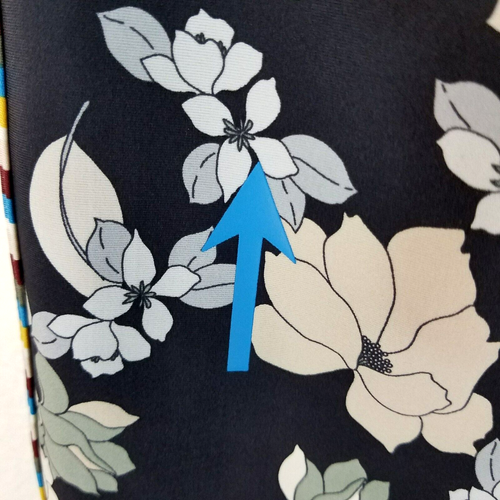 THE UPSIDE Women's Size 8 Leggings Black Floral Multi Side Stripe Trim $120 EUC* - Picture 2 of 12