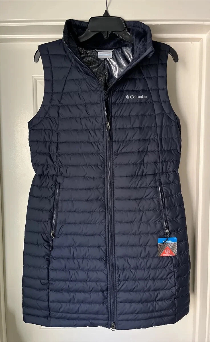 Columbia long sales puffer vest