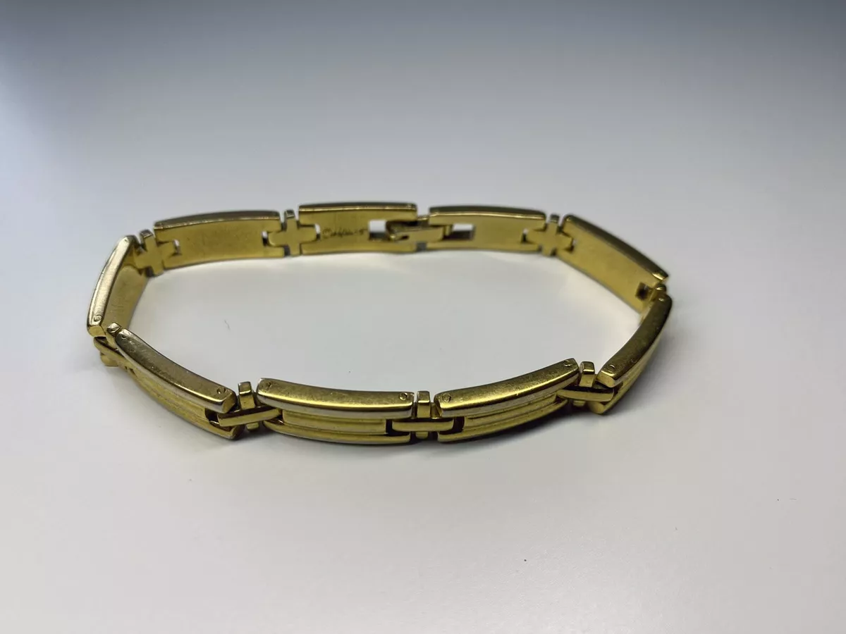 Vintage MONET Gold Tone Link Bracelet