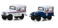 Set of 2 Greenlight 1/64 USPS United States Postal Service 1971 Jeep DJ-5