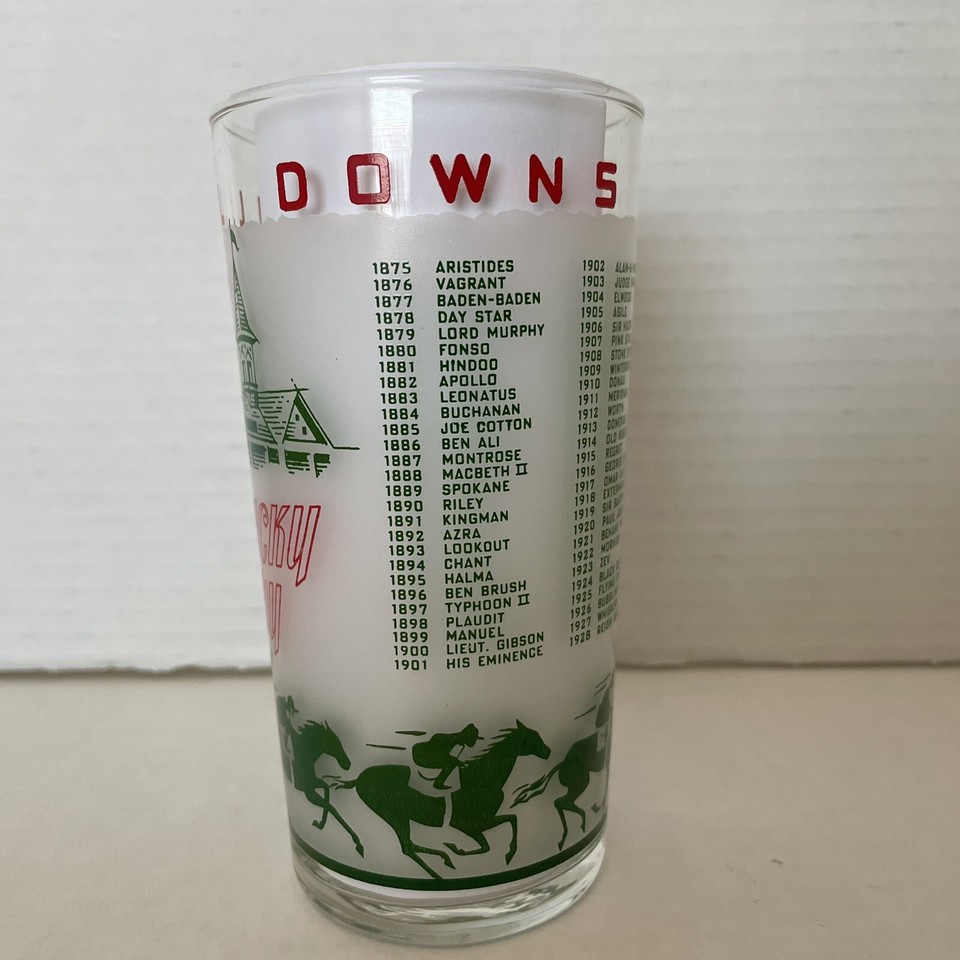 Kentucky Derby Mint Julep Glas 340ml - Offizielles Rennbecher-Set 4 Stück