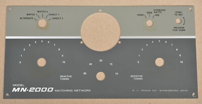 じぃじ アンテナカップラー（最大電力２KW）DRAKE MN-2000 じぃじ様専用 アンテナカップラー（最大電力2KW）DRAKE MN-2000
