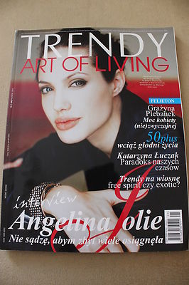 TRENDY Art of Living 1/2015 - Angeline Jolie  POLISH MAGAZINE