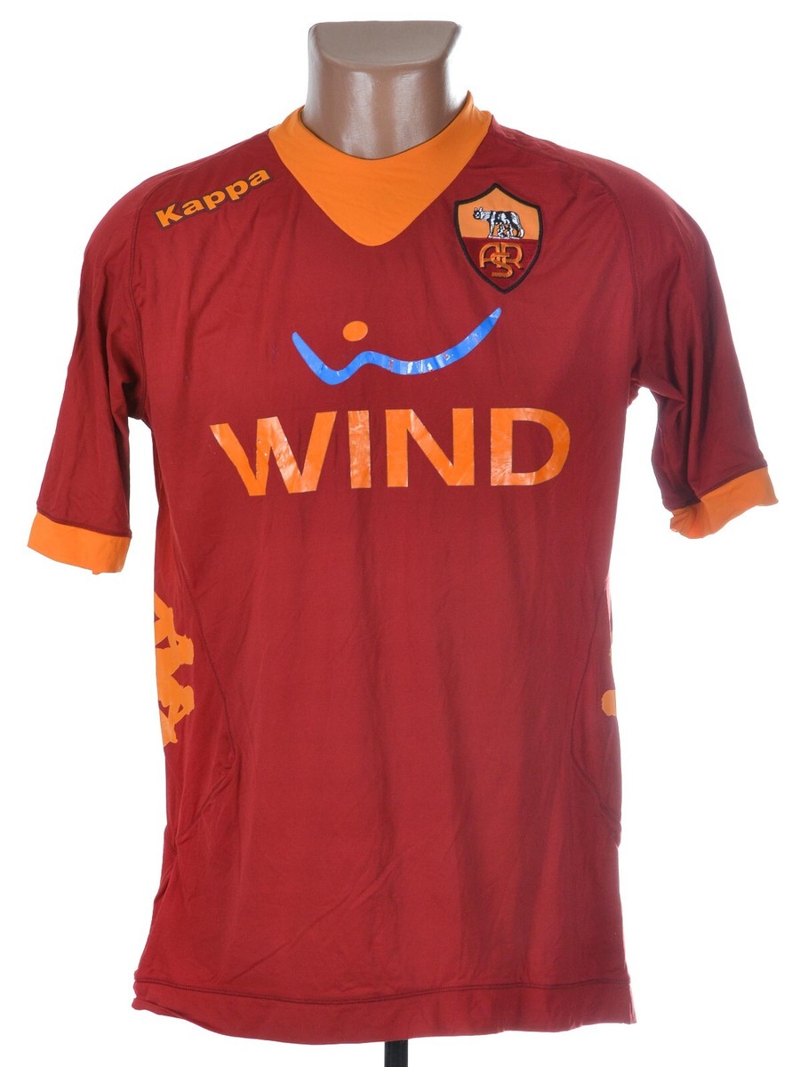 AS Roma Kappa サッカーウェア 2010-11 Roma Kappa Sweat Top - 6/10 - (S)