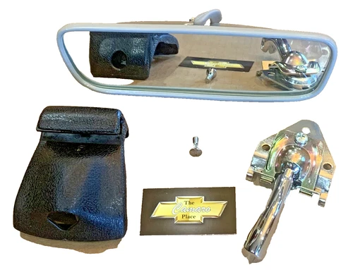 68 CAMARO FIREB CONVERT INNER REAR VIEW MIRROR BRACKET BOOT & SCREW KIT 08SK-2CV