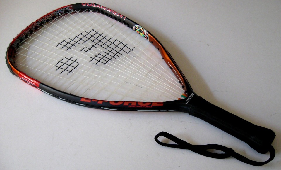 RACQUETBALL RACQUET LOT OF 4 EFORCE BALLISTIC JUDGEMENT EXILE BEDLAM W