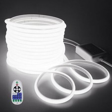 Samsion 65.6FT COB Led Strip Lights Cold White AC 110V 120V 20M,