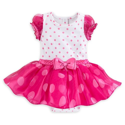 Disney Store Deluxe Minnie Mouse Baby Costume & Headband Size 3 6 9 12 18 Months - 第 2/4 張圖片