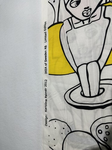 Karolina Palmer IKEA Fabric Ltd Ed 2012 Girls Swimmers 58x80 Rare Over 2yrds - Picture 5 of 8