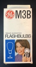 General Electric M3B FLASH BULBS Lot of 10 Bulbs New Old Stock
