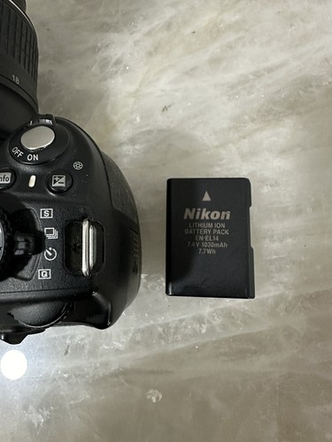 Nikon D3100 DSLR camera with Nikon DX 18-55mm lens Not Tested For Parts. - Picture 12 of 21