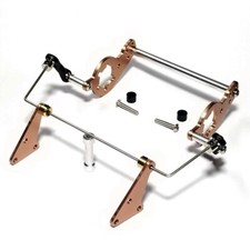 Set Asta Stabilizzatrice Posteriore Alluminio per Aggiornamenti Telaio Tamiya Grasshopper II