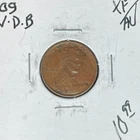 1909-P V.D.B. LINCOLN WHEAT CENT ~ XF/AU ~NICE COIN~