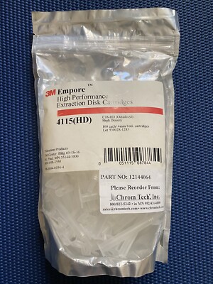 3M Empore High Performance Extraction Disk Cartridges 4115(HD) 100/PK