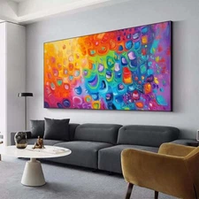 3D Hand Painted Abstract Wall Art Oil Painting On Canvas Home Decoration XhBB170