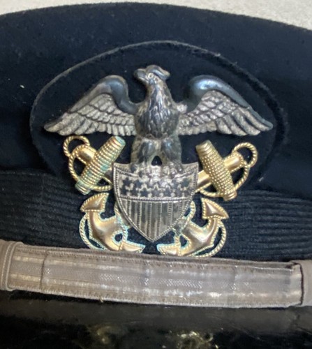 WW2 US Navy USN Officers Visor Cap and Uniform Jacket - Picture 12 of 17