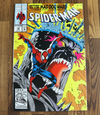1993 Marvel Comics Spider-Man #30 Maddog 2020 Becomes Brainstorm