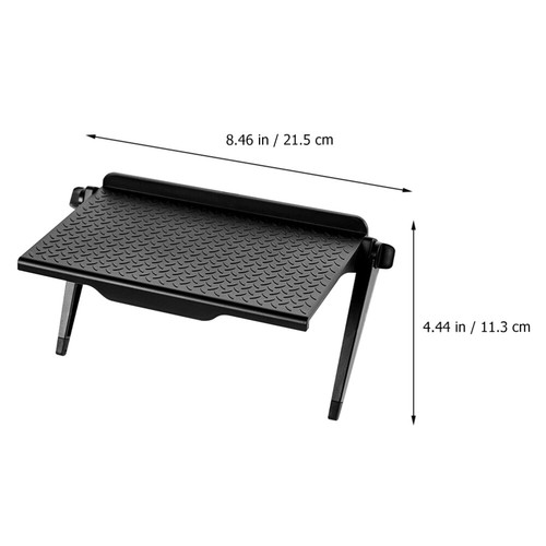 Computer Storage Rack Laptop Monitor Stand Shelf Screen Riser with - Afbeelding 5 van 12