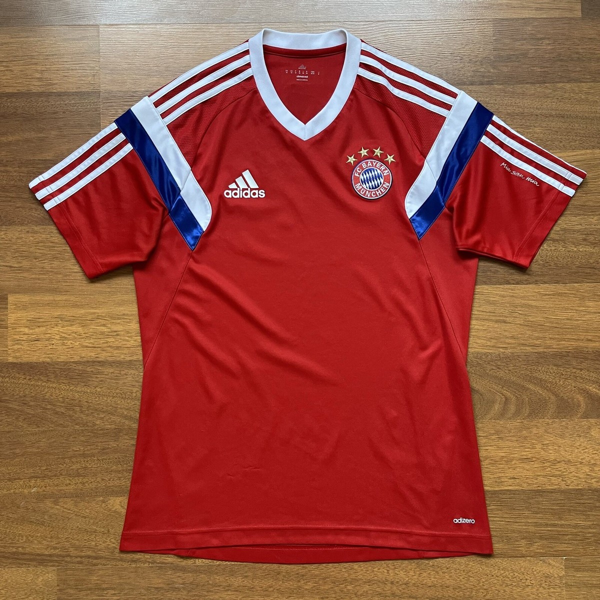 BAYERN MUNICH ADIDAS 2014/2015 FOOTBALL SOCCER TRAINING JERSEY