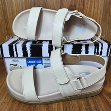 DV Dolce Vita Women  s Argyle Strap Sandals  Off White