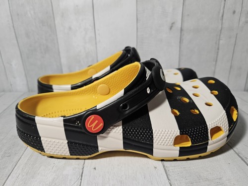 MCDONALD’S X Crocs Hamburglar Clog Women Size 8/Men Size 6 no Charms - Picture 5 of 8