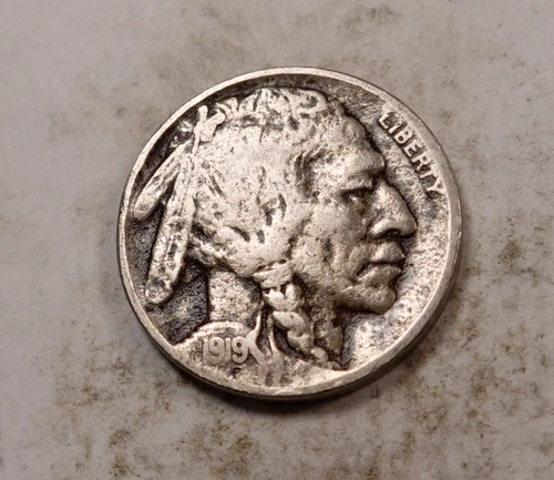 1919 Buffalo Nickel *  Extra Fine XF/EF * XB405